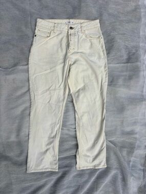 Mango Cream Jeans - Neutral Everyday Denim
